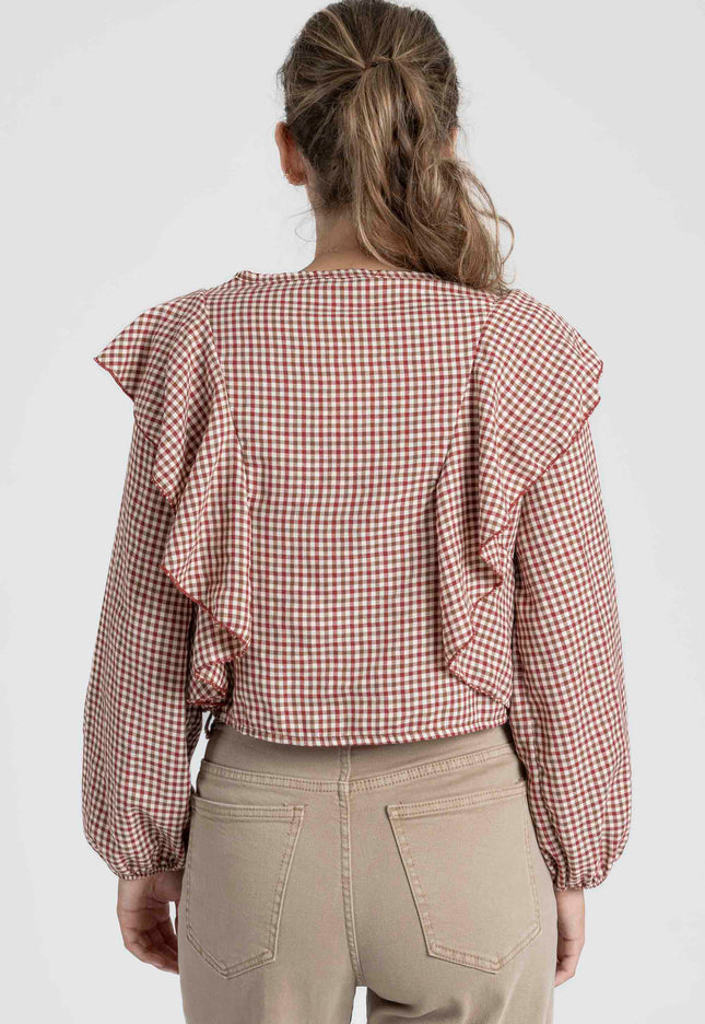BLUSA ARMONIAS TEEN VOLANTES