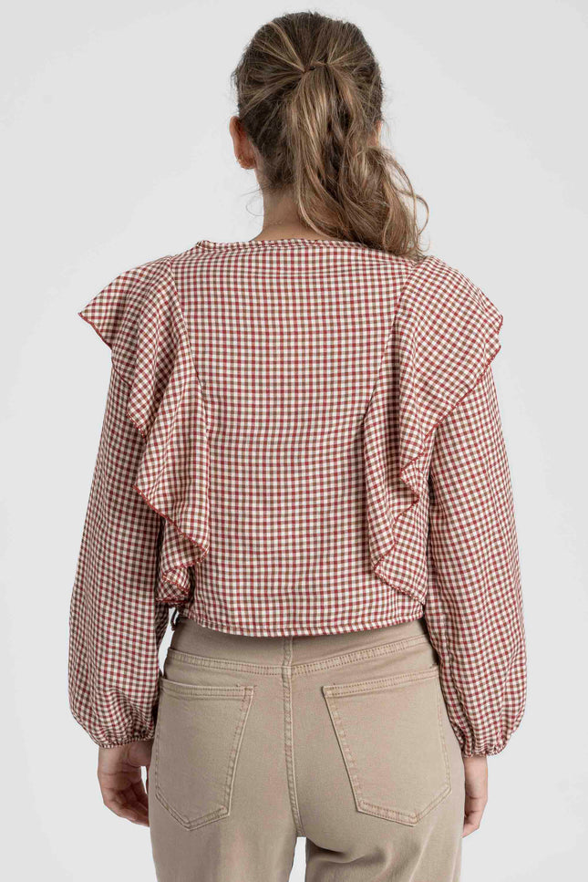 BLUSA ARMONIAS TEEN VOLANTES