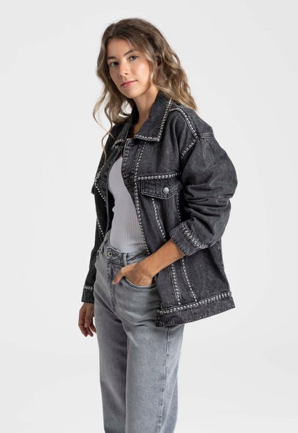 CHAQUETA ARMONIAS TEEN TACHUELAS