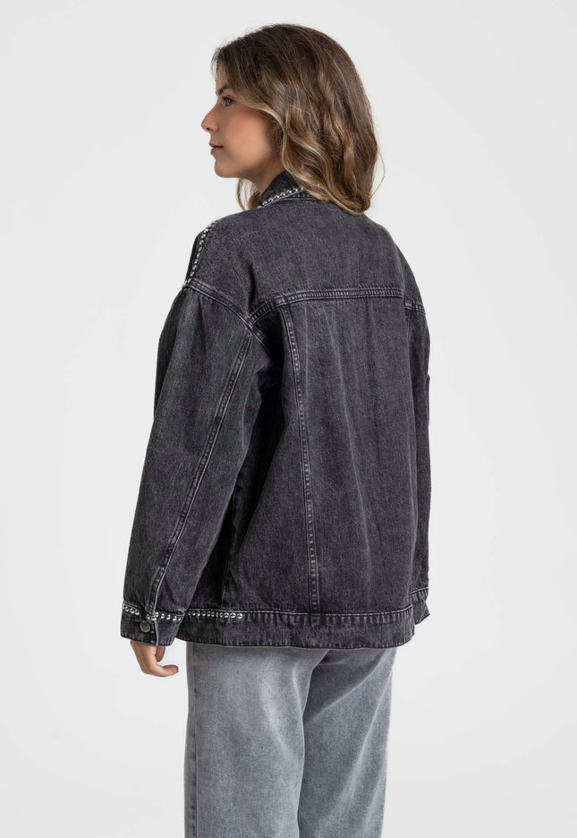 CHAQUETA ARMONIAS TEEN TACHUELAS