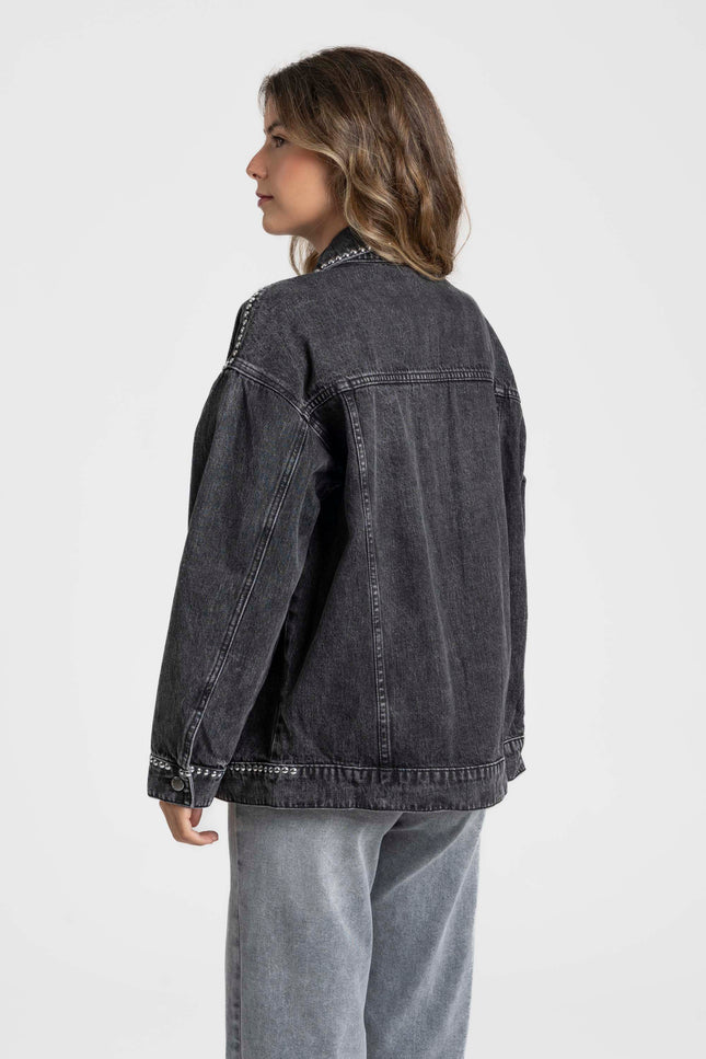 CHAQUETA ARMONIAS TEEN TACHUELAS