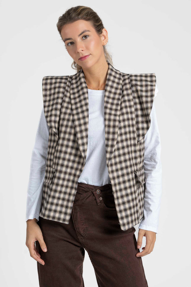 CHALECO ARMONIAS TEEN CUADROS