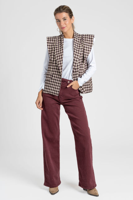 CHALECO ARMONIAS TEEN CUADROS