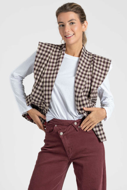 CHALECO ARMONIAS TEEN CUADROS