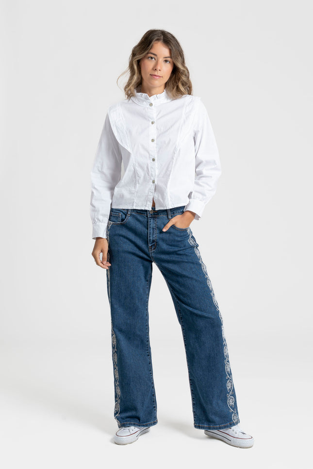 JEANS ARMONIAS TEEN BORDADOS