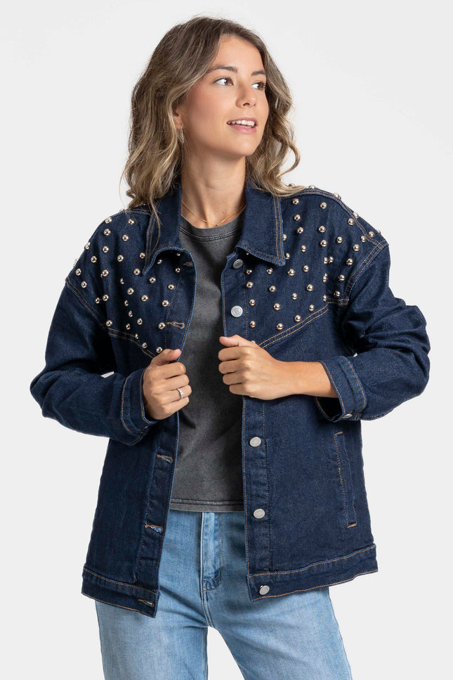 CHAQUETA ARMONIAS TEEN TACHUELAS