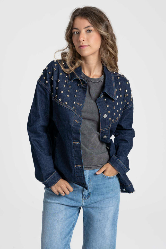 CHAQUETA ARMONIAS TEEN TACHUELAS