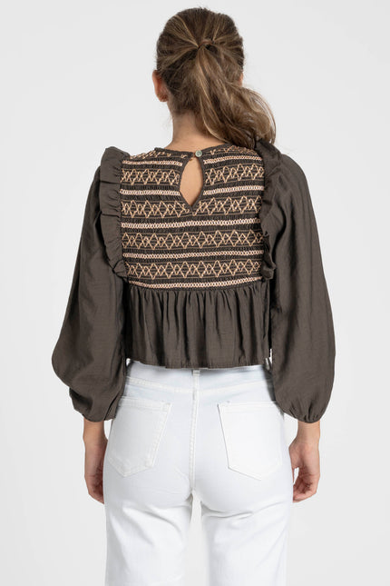 BLUSA ARMONIAS TEEN BORDADOS