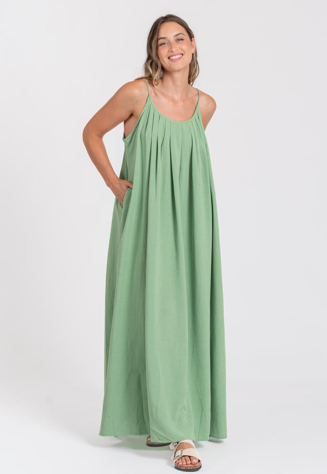 VESTIDO ARMONIAS LINO