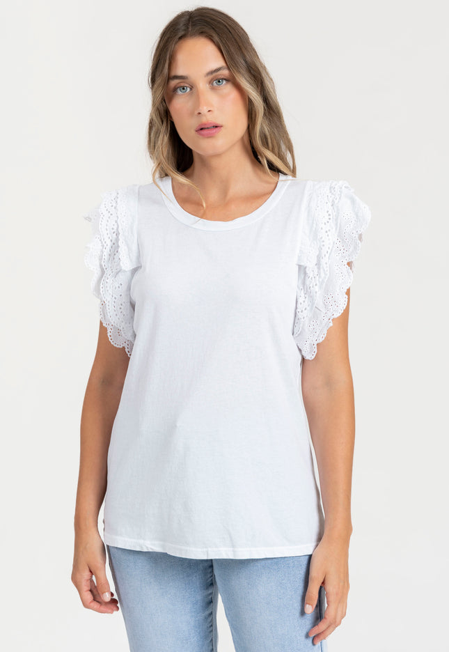 CAMISETA ARMONIAS BORDADOS