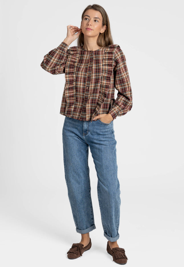 BLUSA ARMONIAS TEEN CUADROS