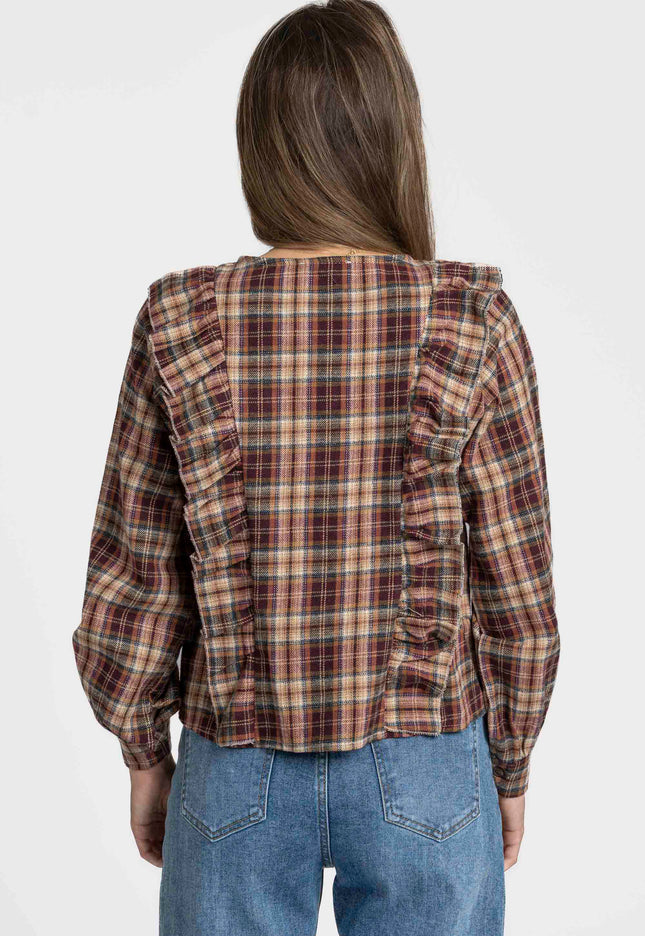 BLUSA ARMONIAS TEEN CUADROS