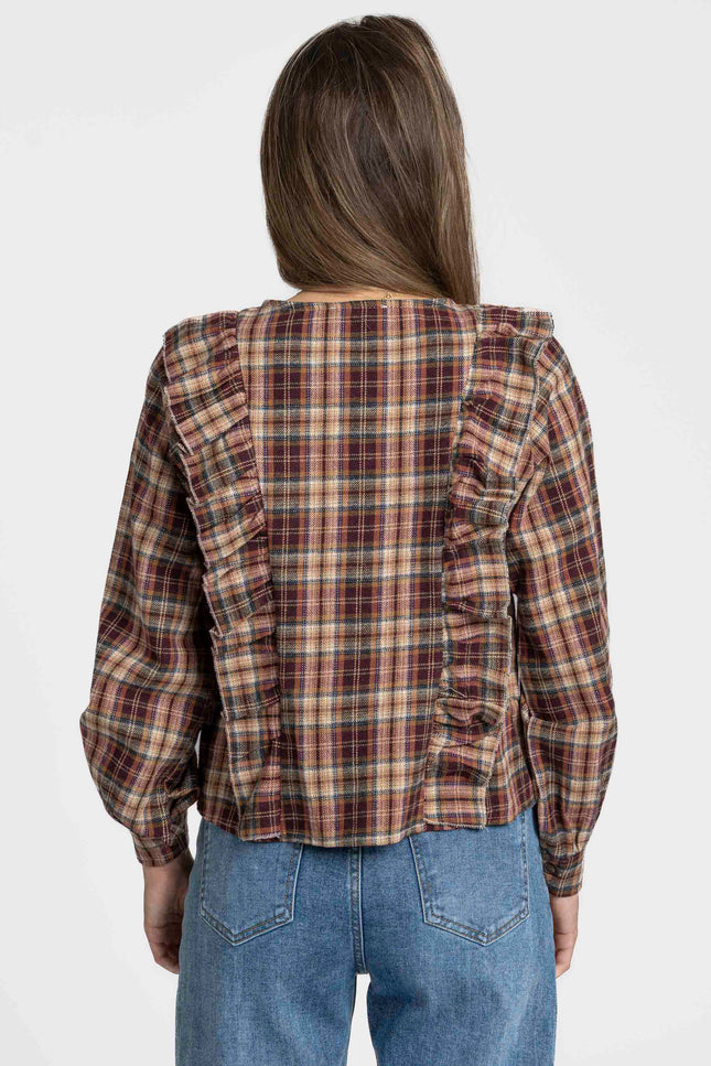 BLUSA ARMONIAS TEEN CUADROS