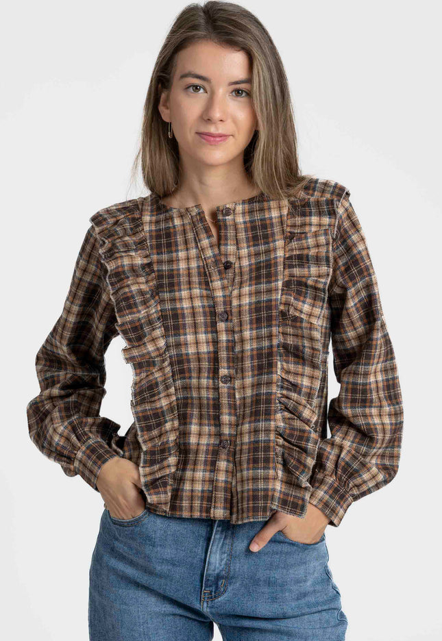 BLUSA ARMONIAS TEEN CUADROS