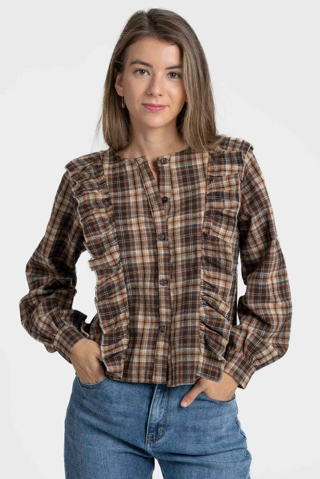 BLUSA ARMONIAS TEEN CUADROS