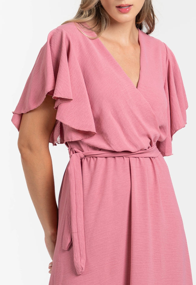 VESTIDO ARMONIAS ROSA