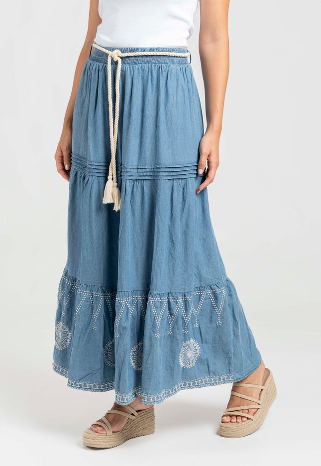 FALDA ARMONIAS DENIM