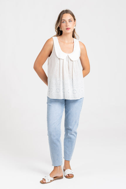 TOP ARMONIAS WITH EMBROIDERY