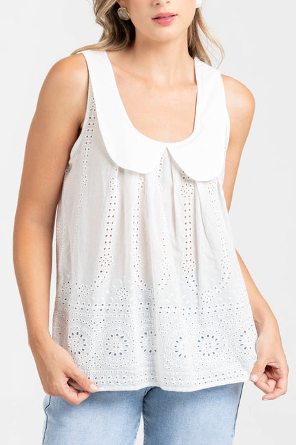 TOP ARMONIAS WITH EMBROIDERY