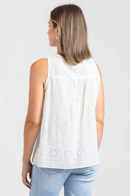 TOP ARMONIAS WITH EMBROIDERY