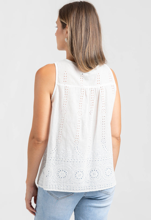 TOP ARMONIAS WITH EMBROIDERY