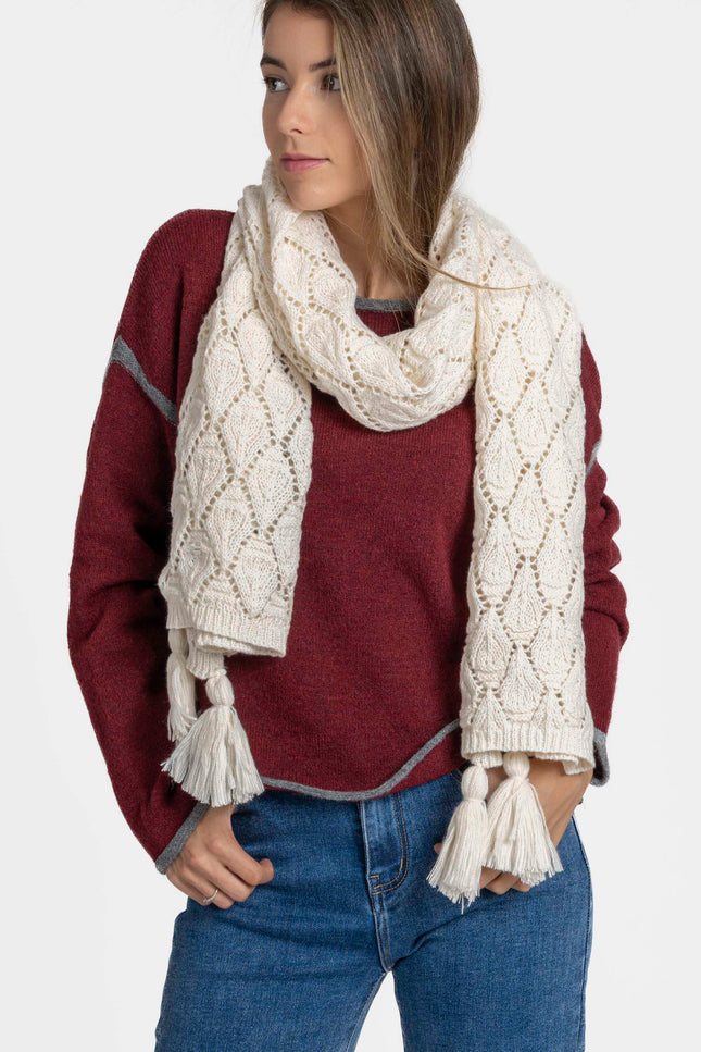 BUFANDA ARMONIAS CALADOS