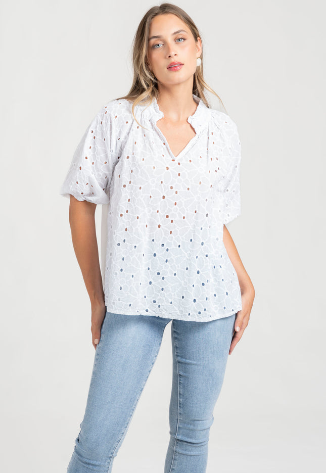BLUSA ARMONIAS BORDADOS