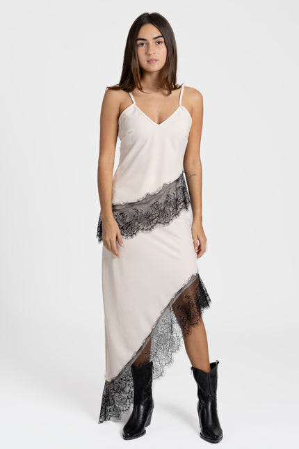 FALDA ARMONIAS ENCAJE