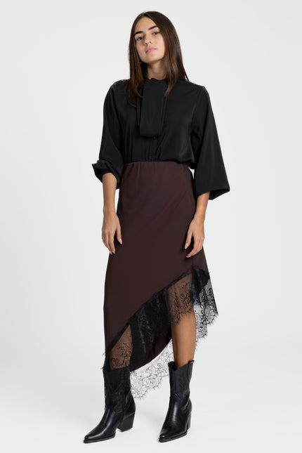 FALDA ARMONIAS ENCAJE