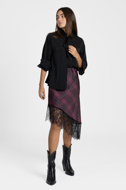 FALDA ARMONIAS SATINADA