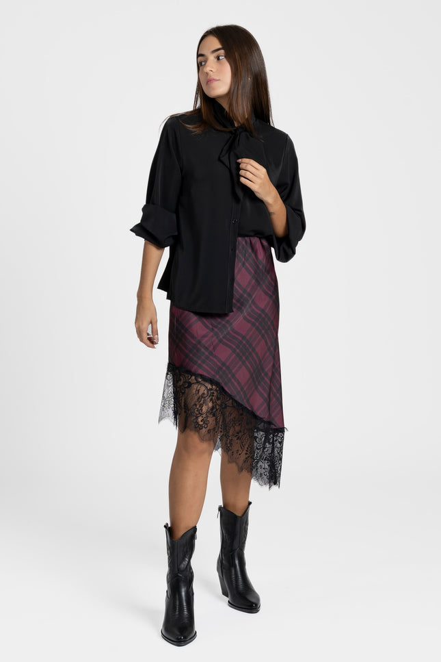 FALDA ARMONIAS SATINADA