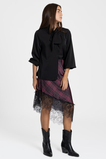 FALDA ARMONIAS SATINADA