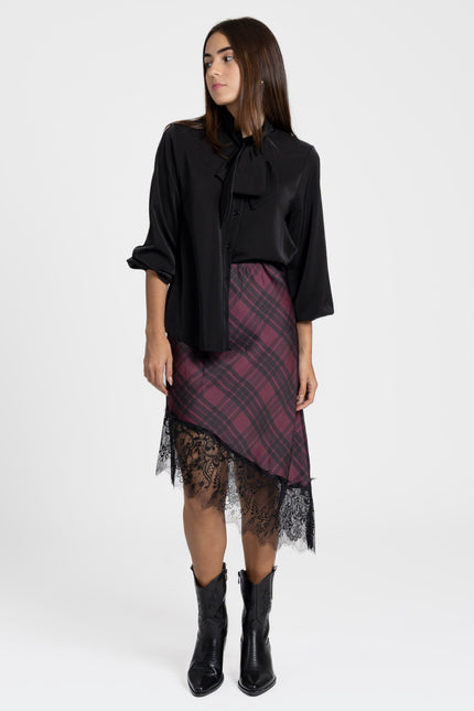 FALDA ARMONIAS SATINADA