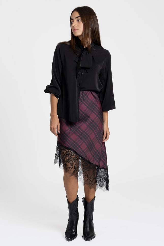 FALDA ARMONIAS SATINADA