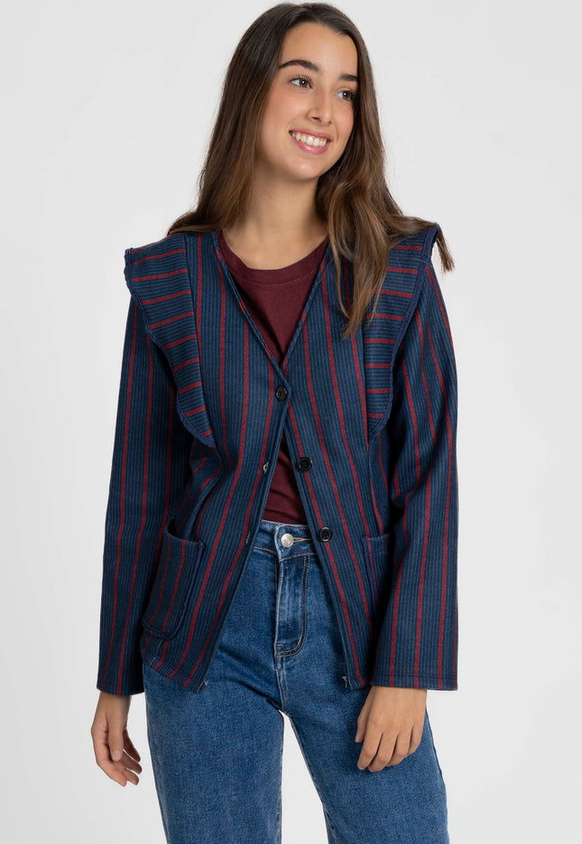 CHAQUETA ARMONIAS TEEN RAYAS