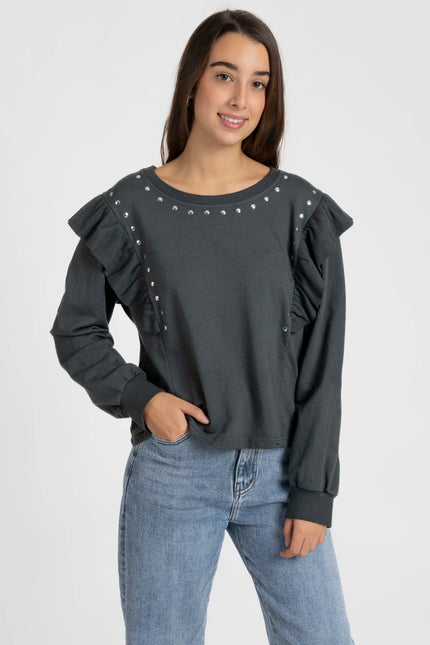 CAMISETA ARMONIAS TEEN TACHUELAS