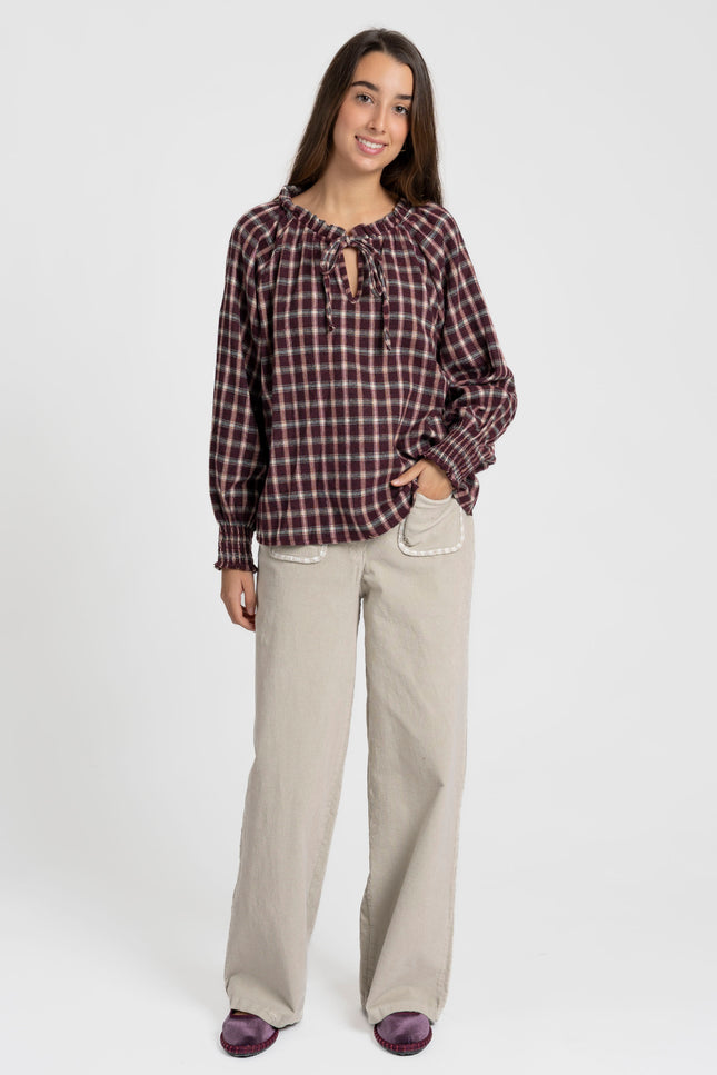 BLUSA ARMONIAS TEEN CUADROS