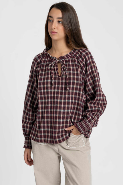 BLUSA ARMONIAS TEEN CUADROS