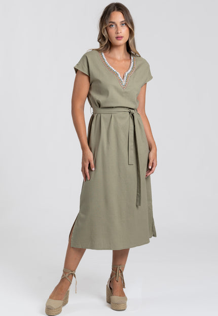 VESTIDO ARMONIAS LINO
