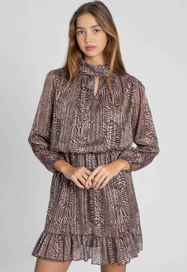 VESTIDO ARMONIAS ANIMAL PRINT