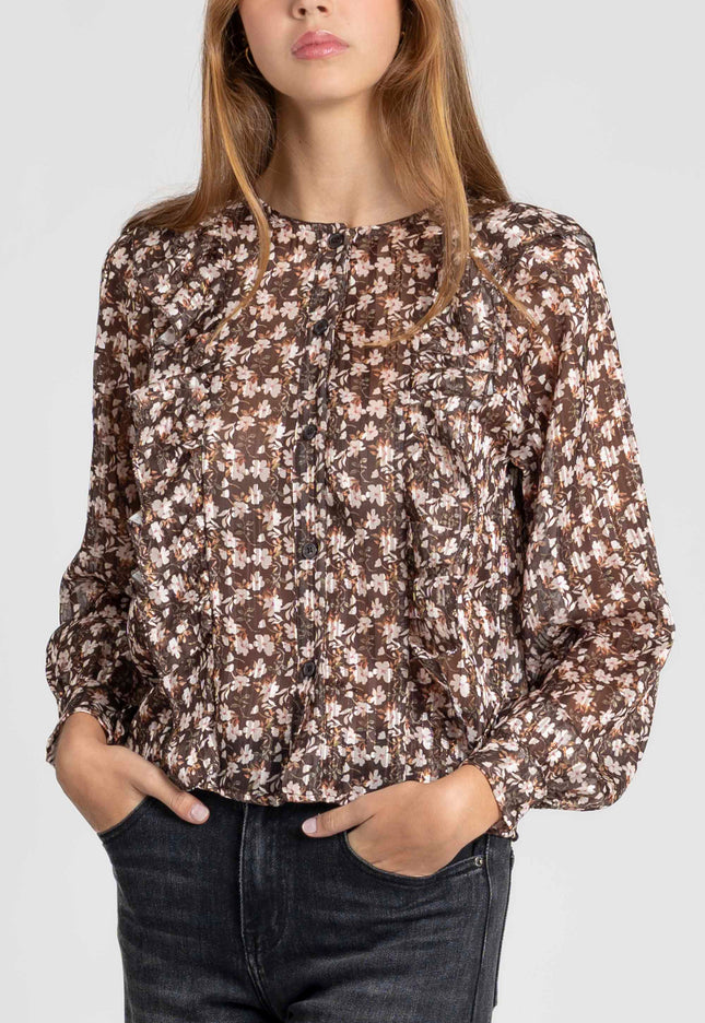 BLUSA ARMONIAS ESTAMPADO BRILLO