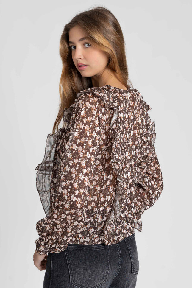 BLUSA ARMONIAS ESTAMPADO BRILLO