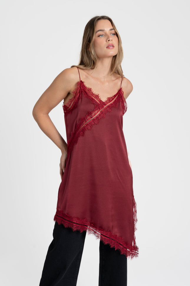 VESTIDO ARMONIAS SATINADO