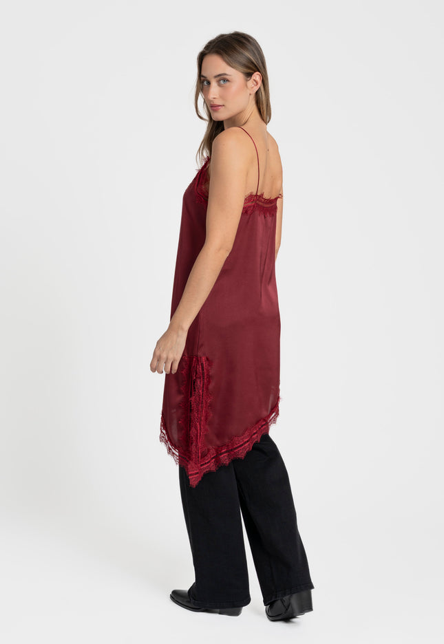 VESTIDO ARMONIAS SATINADO