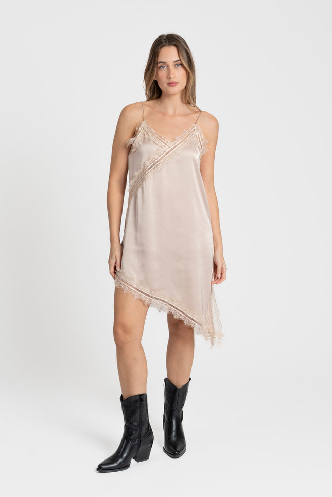 VESTIDO ARMONIAS SATINADO