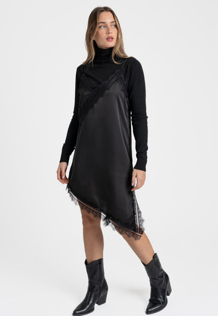 VESTIDO ARMONIAS SATINADO