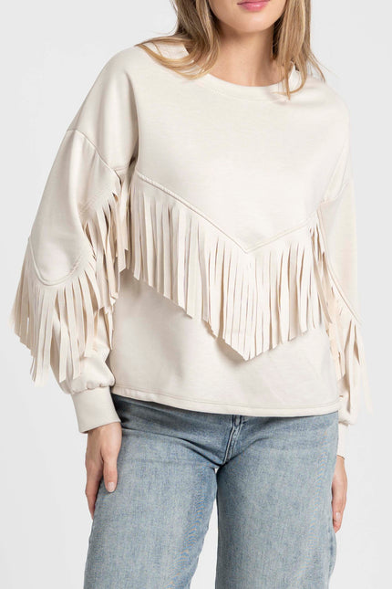 SUDADERA ARMONIAS FLECOS