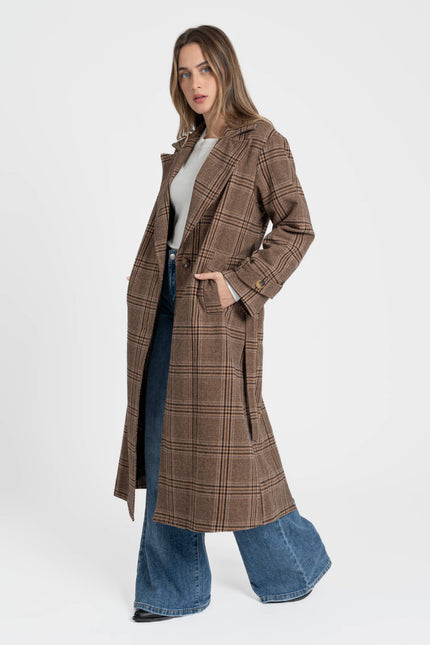 ABRIGO ARMONIAS LARGO ALGODÓN