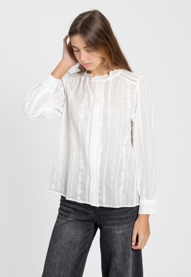 CAMISA ARMONIAS BORDADOS