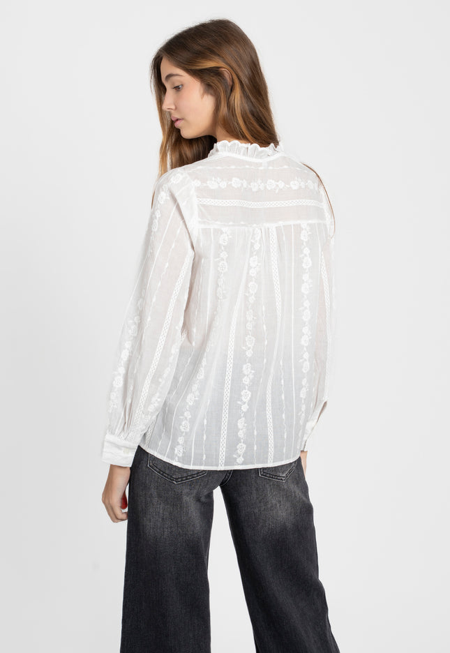 CAMISA ARMONIAS BORDADOS